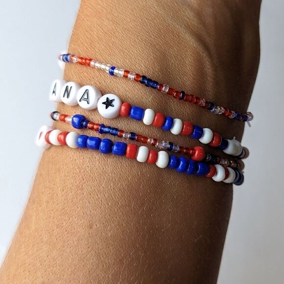 4 Taylor Swift Handmade Bracelets Miss Americana Friendship Bracelets - Picture 3 of 7